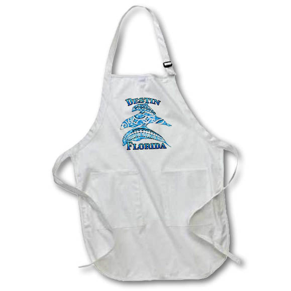 Apron - Tribal dolphins for your vacation to Destin Florida. Creative Studios Tribal Dolphins