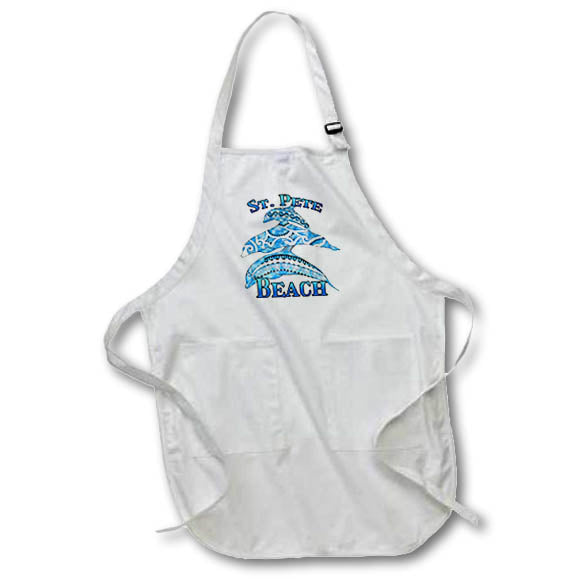 Apron - Tribal dolphins for your vacation to St. Pete Florida. Creative Studios Tribal Dolphins