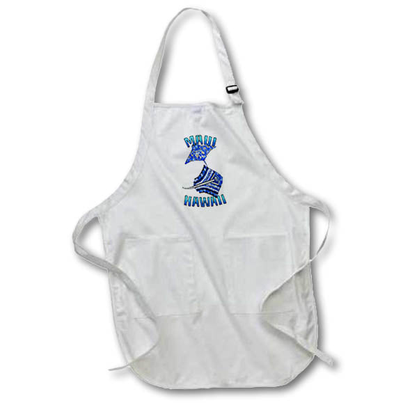 Apron - Tribal stingray . Great Hawaiian souvenir for a trip to Maui, Hawaii. Creative Studios Tribal Stingray