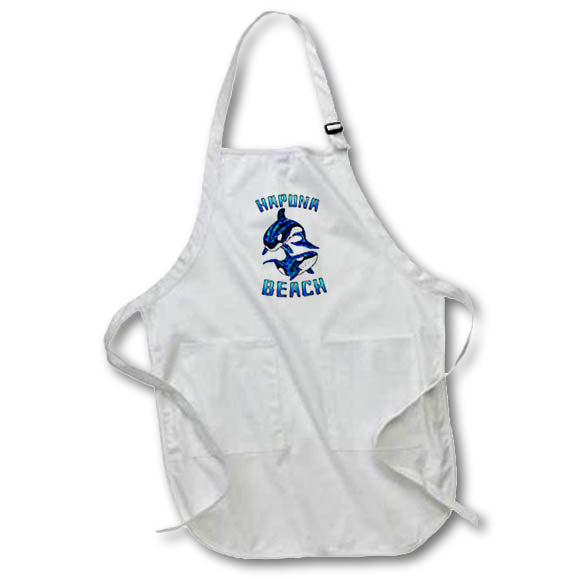 Apron - Tribal Orca Whale a Hawaiian gift for a trip to Hapuna Beach, Hawaii. Creative Studios Tribal Whales