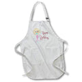 Apron - Happy Birthday With A Cute Blonde Mermaid In Pink Birthdays