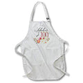 Apron - Fabulous and 100 In Pink and Image Of Gold and Pink Flowers Birthdays