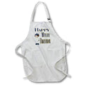 Apron - Happy 10th Birthday With A Cute Military Navy Boy Birthdays