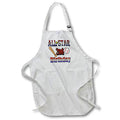 Apron - All Star 2nd Birthday With A Baseball and Baseball Bat Birthdays