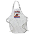 Apron - All Star 3rd Birthday With A Baseball and Baseball Bat Birthdays
