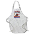 Apron - All Star 7th Birthday With A Baseball and Baseball Bat Birthdays