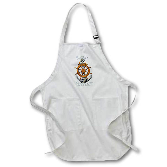 Apron - Sailing design for a island beach vacation to Kauai, Hawaii. Creative Studios Nautical Anchors