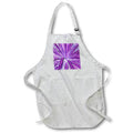 Apron - Image of Closeup Of A Red Violet Cactus Plant lens Art by Florene - Surreal Funky Color Photos