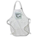 Apron - Magic Lantern Slide Vintage Ram Illustration Magic Lantern Slides