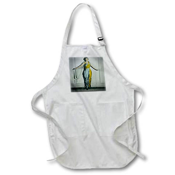 Apron - Magic Lantern Slide Vintage Actress in the Spotlight Magic Lantern Slides