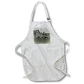 Apron - Magic Lantern Slide Holstein Cattle Barns Wisconsin Farming Magic Lantern Slides