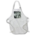 Apron - Magic Lantern Slide Milk Dairy Barns Wisconsin Farming Magic Lantern Slides