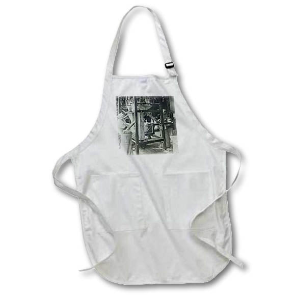 Apron - Magic Lantern Slide Packaging Sugar in a New York City Factory Vintage Magic Lantern Slides