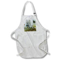 Apron - Magic Lantern Slide Man with Chickens Vintage Farm Life Magic Lantern Slides