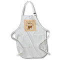 Apron - Image with a text I am strong because a strong woman raised me. s Sayings Collection about MOM
