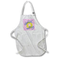 Apron - Cute and Creative Idea about Donut with a Text of Donut Worry 3dRose-Funny Quotes
