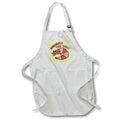 Apron - Cute Image of Shrimp  with Text of  Shrimply the Best 3dRose-Funny Quotes