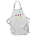 Apron - Gift for Grandma on Mothers Day Grandma Girl Rosette - Gift for Grandma