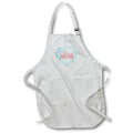 Apron - Gift for Mom on Mothers Day Stripe Heart Rosette - Gift for Mom