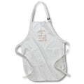 Apron - Image of the words living and loving every minute 3dRose-Sutandre- Inspirational Saying