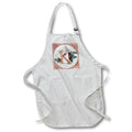 Apron - Pretty Image Of Rose Gold Geometric Floral Monogram Initial K Monograms