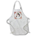 Apron - Pretty Image Of Rose Gold Geometric Floral Monogram Initial Z Monograms