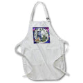 Apron - Unique Night Sky Forrest Animals Monogram Initial D Monograms