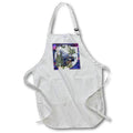Apron - Unique Night Sky Forrest Animals Monogram Initial F Monograms