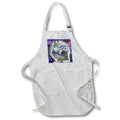 Apron - Unique Night Sky Forrest Animals Monogram Initial G Monograms