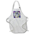Apron - Unique Night Sky Forrest Animals Monogram Initial J Monograms