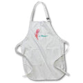 Apron - Dream with Image of A Pink Feather 3dRose-Inspirational quotes