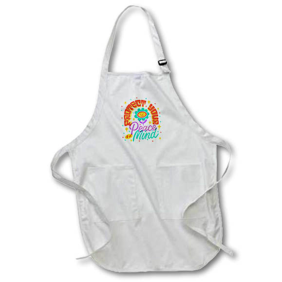 Apron - Colorful Protect Your Peace of Mind Self Motivation Quotes 3dRose-Inspirational quotes