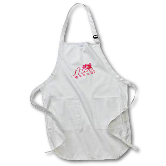 Apron - Be Mine Love Quotes 3dRose-Love quotes