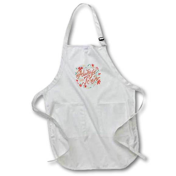 Apron - Always And Forever Love Quotes 3dRose-Love quotes