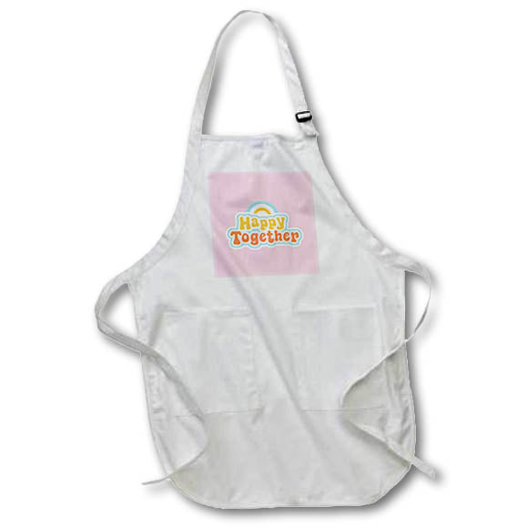 Apron - Happy Together Love Quotes 3dRose-Love quotes