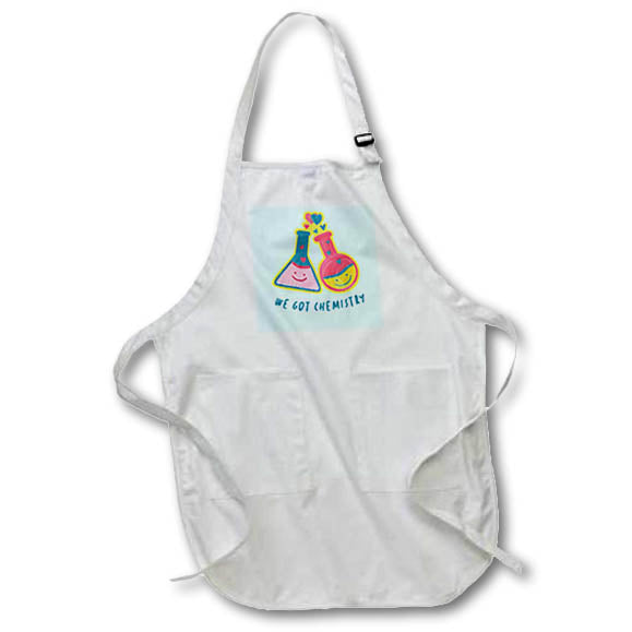 Apron - We Got Chemistry Cute Love Quotes 3dRose-Funny quotes