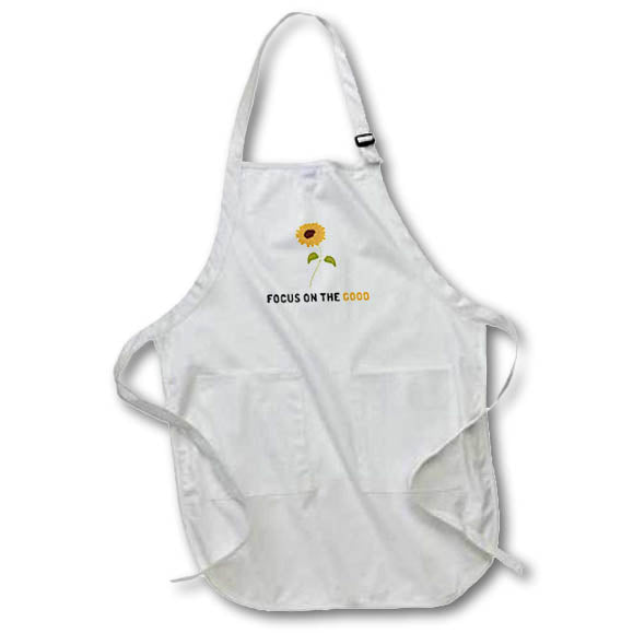 Apron - Focus On The Good Motivation Quotes 3dRose-Inspirational quotes