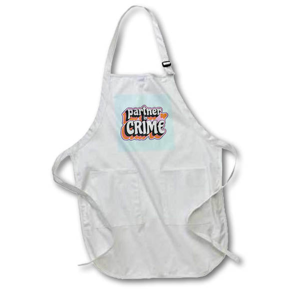 Apron - Partner In Crime Bestfriends Quotes 3drose-Bestfriend Image