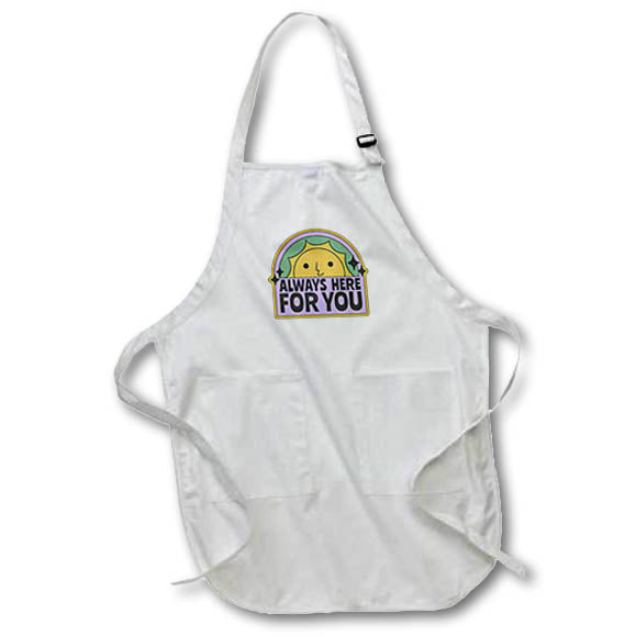 Apron - Always Here For You Bestriends Quotes 3drose-Bestfriend Image