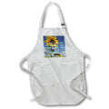 Apron - Image with a text if we could see the miracle of a single flower s Sayings Collection about SPRING