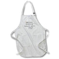 Apron - Image with a text the first blossom of spring make my heart sing s Sayings Collection about SPRING