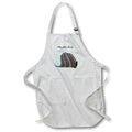 Apron - Image of Words I Only Had Five Drinks With wavy Skyscraper lens Art by Florene - Humor Weird