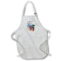 Apron - Image of Words I Thought it Was Non Alcoholic With Dizzy Pirate lens Art by Florene - Humor Weird