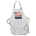 Apron - Image of Famous Naples Pier With Rose Clouds Reflecting Near Beach lens Art by Florene - Sunset Impressions