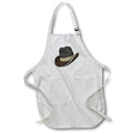 Apron - Brown Cowboy Hat Illustration Cute Illustrations