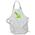 Apron - Cute Mint Green Brontosaurus Dinosaur Illustration Cute Illustrations