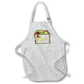 Apron - Cute Crate Of Red and Green Apples Illustration Cute Illustrations