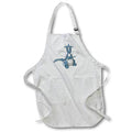 Apron - Cute Blue and White Dragon Illustration Cute Illustrations