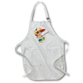 Apron - Cute Red Headed Glamour Fishing Girl Illustration Cute Illustrations