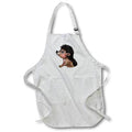 Apron - Cute Smiling Brown Hedgehog Illustration Cute Illustrations